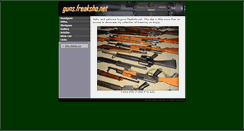 Desktop Screenshot of guns.freaksho.net